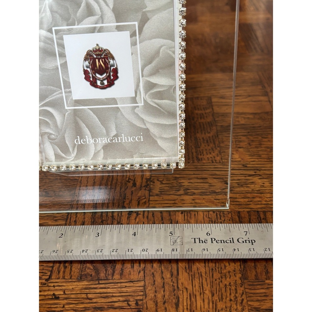 Swarovski Crystal Flower Glass PhotoFrame 4x6 Keepsake Gift Special Occasion NEW - Picture 8 of 12